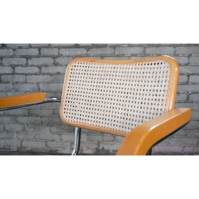 Marcel Breuer 1970s Vintage Marcel Breuer Attr. Cesca Armchair For Sale - Image 4 of 13