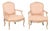 Mid 20th Century French Pair of Louis XV Style Fauteuils For Sale