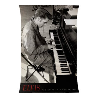 1990s Elvis at the Piano “The Wertheimer Collection" Fine Art Print Printed in France 36” X 24” For Sale