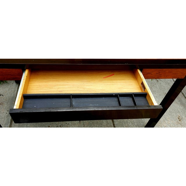 Mid-Century Modern Harvey Probber Mahogany & Rosewood Writing Desk For Sale In Washington DC - Image 6 of 8