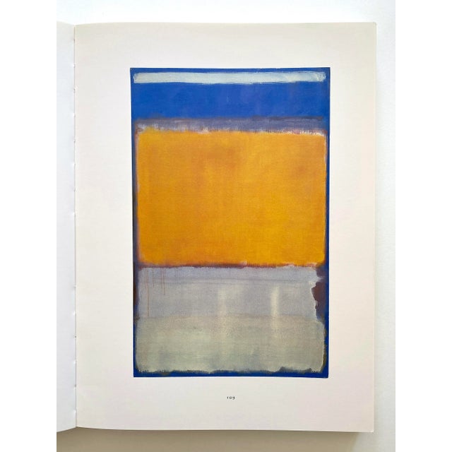 Paper Mark Rothko Vintage 1998 Abstract Expressionist Lithograph Print Landmark Volume Large Exhibition Art Book For Sale - Image 7 of 13