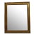 Vintage Italian Red Bole Gold Gilt Wood, Easel Back Picture Frame Under Glass For Sale