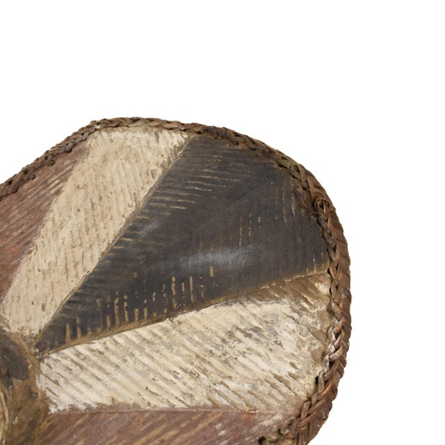 Early 20th Century African Antique Wood Shield For Sale - Image 5 of 9