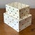 Postmodern Vintage Boho Polka Dot Tessellated Boho Boxes - Set of 2 For Sale - Image 3 of 8