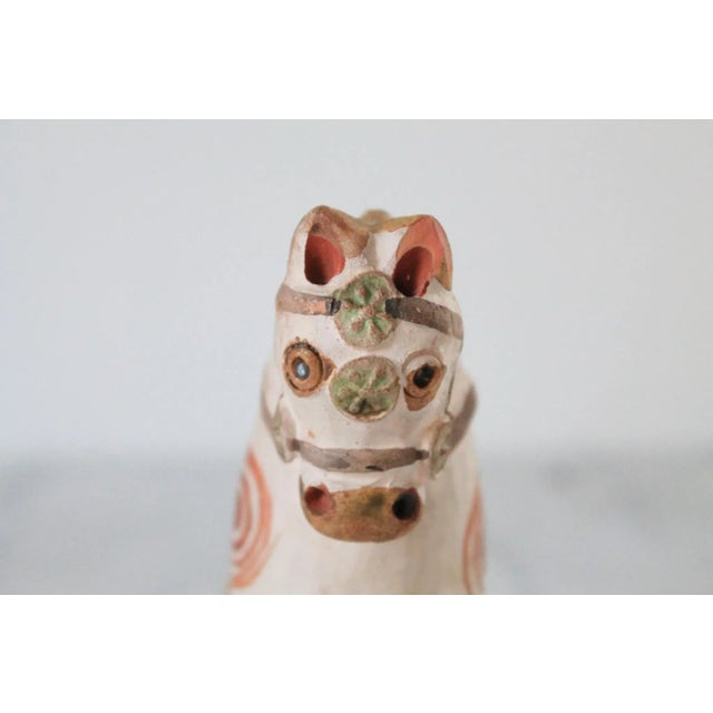 Vintage Ceramic Handmade Pucará Horse Figurine For Sale - Image 4 of 9