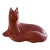 1980s Postmodern Pink Ceramic Cat Sculpture by Haeger For Sale