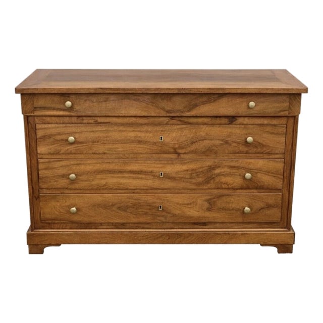 Restoration Walnut Chest of Drawers, 18th Century For Sale