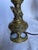 A Pair of 1950s Carved Bronzed Brass Lamps For Sale In New York - Image 6 of 11