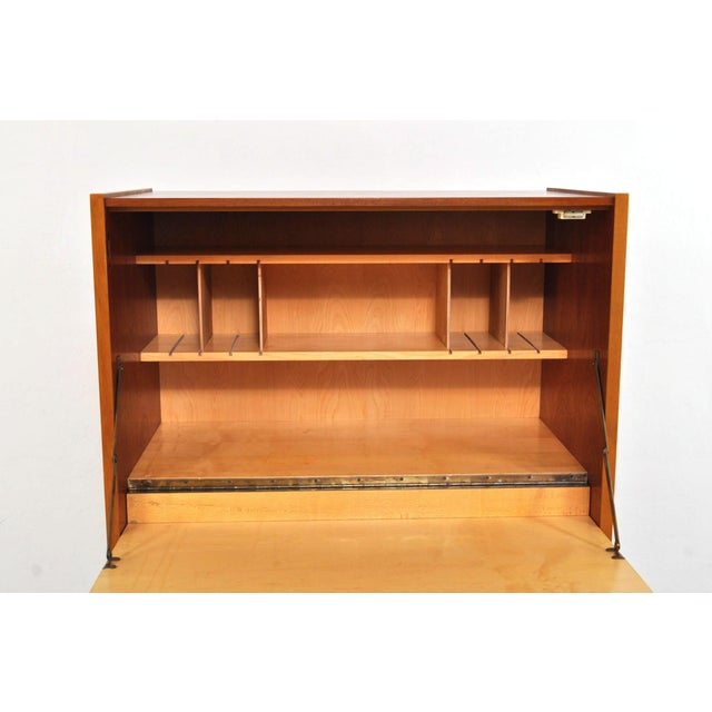 1960s Mid-Century Modern Highboard with Secretaire by Frantisek Mezulanik for Up Zavody, 1960s For Sale - Image 5 of 16