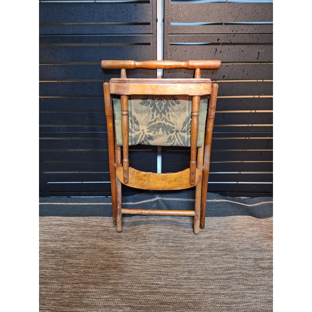 19th Century Folding Campaign Chair For Sale In Mobile - Image 6 of 7