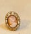 Mid 20th Century Vintage Victorian Carved Shell Lady Cameo Ring in 18 Karat Yellow Gold Size 7 For Sale - Image 5 of 18
