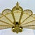 Metal 1920s Antique French Edwardian Brass Gargoyle Peacock Fireplace Screen For Sale - Image 7 of 18