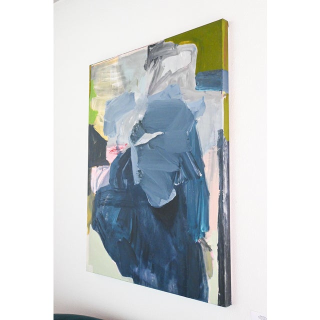 Abstract Expressionism Large Abstract Expressionism Piece Titled Realizing Through by Allison James For Sale - Image 3 of 8