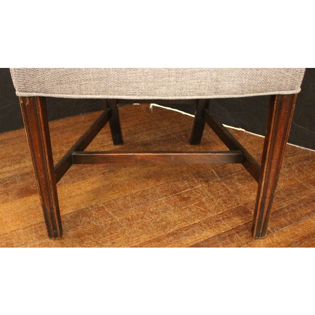 C. 1790 English Hepplewhite Design Shield Back Arm Chair For Sale In Raleigh - Image 6 of 6