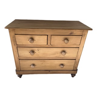 Antique Pine Two Over Two Drawers - Chest of Drawers From England For Sale