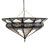 Moroccan Vintage Moroccan Metal Frosted Dish Pendant Light For Sale - Image 3 of 9