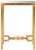 Metal Hunt Mirror Top End Table in Antique Gold For Sale - Image 7 of 7