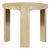 Eclipse Outdoor Solid Teak Wood Natural Look End Table For Sale