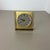 1960s Vintage Hollywood Regency Brass Glass Table Clock from Kienzle, Germany, 1960s For Sale - Image 5 of 16