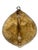 A striking piece of East African decorative and ceremonial art, a hand-shaped and painted animal hide shield or wall...