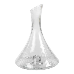 Benin Fluted Flask Glass Decanter
