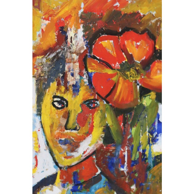 S. Nilsen, Figure Composition, 1971, Oil on Canvas, Framed For Sale - Image 9 of 18