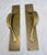Up for sale is a rare pair of vintage brass Art Nouveau door handles. The handles are made of thick brass and have a...