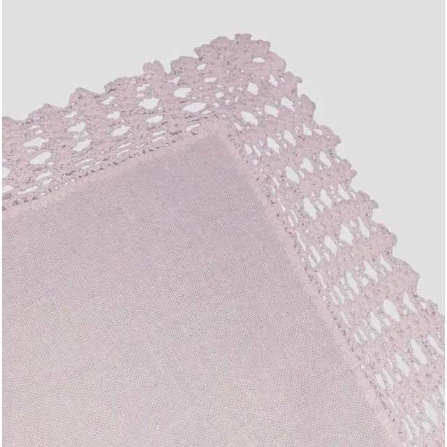 Vintage Gorgeous Hand Lace Trimmed Fancy Dinner Napkins- Set of 3 For Sale - Image 12 of 15