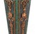 French Faux Green Marble and Gold Painted Pedestal For Sale In New York - Image 6 of 8