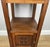 Antique French Oak Bedside Table with Marble Top For Sale - Image 3 of 9