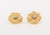 Floriform Yellow Gold and Diamond Earrings For Sale In New York - Image 6 of 8
