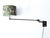 Mid-Century Modern Scandinavian O.C.White Wall Lamp With Green Shade For Sale - Image 3 of 11