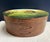 1980's Oval Bentwood Shaker Box, Folk Art Rural Scene, Artist Signed Inez, 11" For Sale - Image 9 of 17