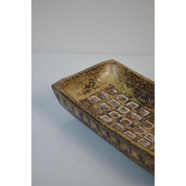 Mid-Century Modern Ceramic Catchall Tray by Olivier Pettit, France, 1950s For Sale - Image 10 of 12