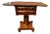 Antique 19th Century American Empire Flame Mahogany Drop Leaf Side Table For Sale