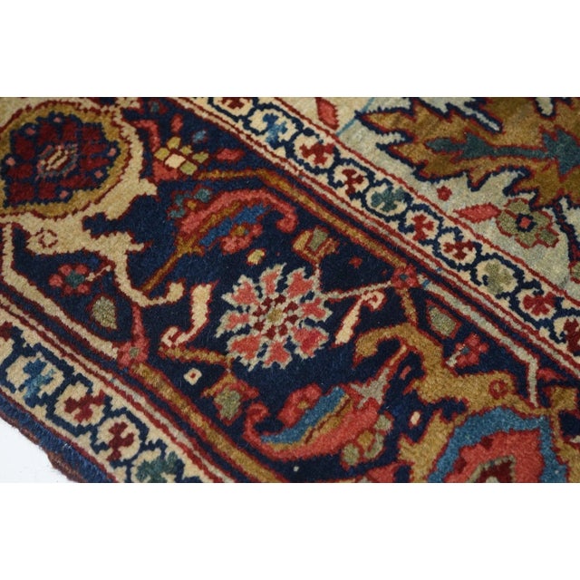 Textile Antique Serapi Rug 4'11'' x 6'7'' For Sale - Image 7 of 12