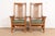 An exceptional pair of Mission or Arts & Crafts style high back spindle arm chairs or captain dining chairs By L. & J.G....