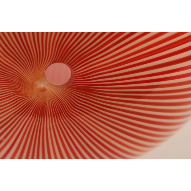 Mid Century Italian Pendent Light Art Glass Shades - A Pair For Sale In Philadelphia - Image 6 of 12