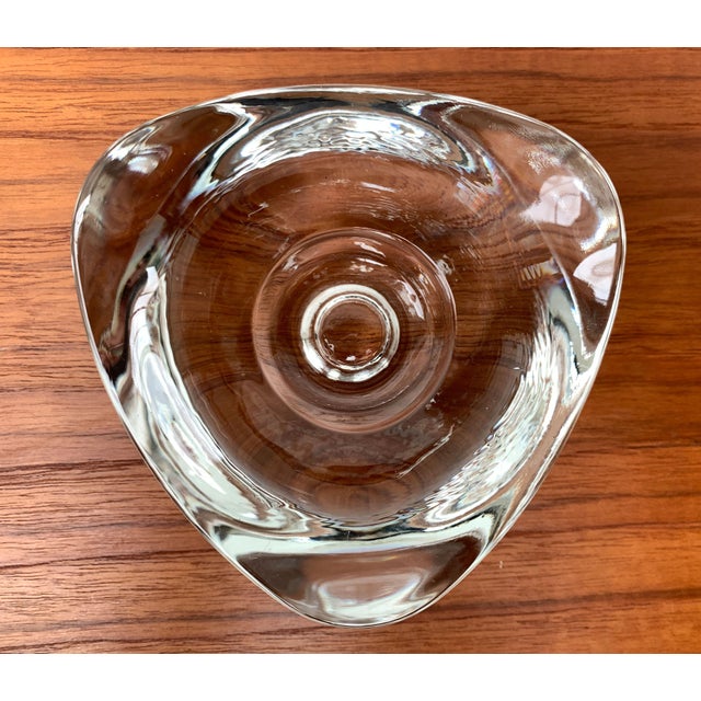 Vintage Scandinavian Reversible Glass Candleholder, 1970s For Sale - Image 4 of 18