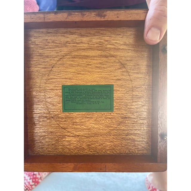 American Mid 20th Century Nautical Compass For Sale - Image 3 of 3