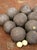 French 19th Century Set of 12 French Nail-Studded Boules With 2 Wooden Cochonnets For Sale - Image 3 of 8