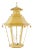 Vintage Chinoiserie Yellow Tole Hanging Lantern Chandelier With Brass Bells For Sale