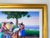 Wood Vintage E. Constant Haitian Market by the Bay Oil on Canvas Painting For Sale - Image 7 of 12