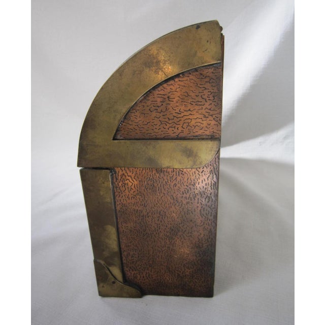 Arts & Crafts Vintage Arts & Crafts Copper Mailbox For Sale - Image 3 of 6