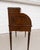 Vintage Louis XVI Solid Wood Cylinder Desk With Rich Mahogany Finish and Green Marble Top For Sale - Image 4 of 7