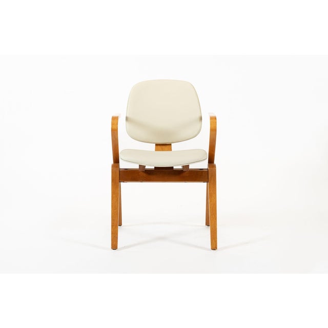 あびぃさん専用　2脚まとめ　THONET／AIDEC 1950s Mid Century Plywood Arm Chairs by Joe Atkinson for