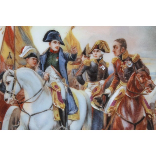 1940s Napolian Plate Charger Bataille De Friedland, Battle of Friedland For Sale - Image 4 of 9