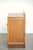 Art Deco Amsterdam School Dutch Oak Cabinet with Glass Doors For Sale - Image 6 of 13