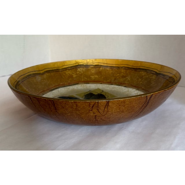 French Country Limited Edition Susan Ward Decorative Floral Bowl For Sale - Image 3 of 4
