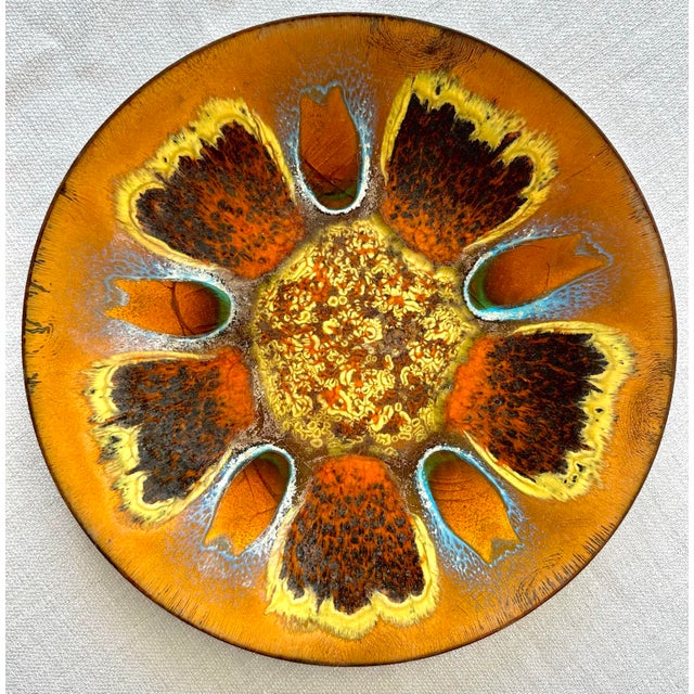 Bring a flash of mid-century sparkle to your home with this Mid-20th Century Gump’s Signed Original Edwards Star Copper &...